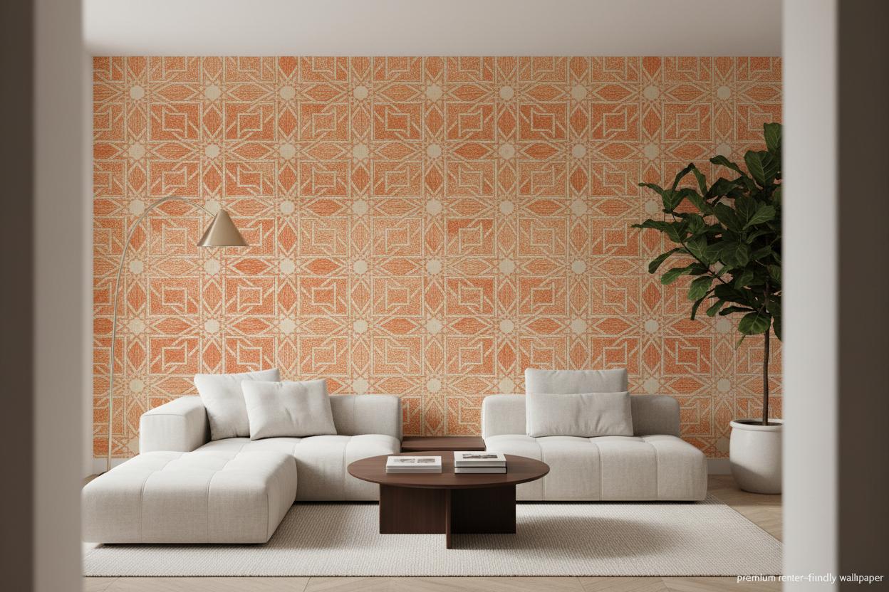 Alhambra Repeat Pattern Wallpaper