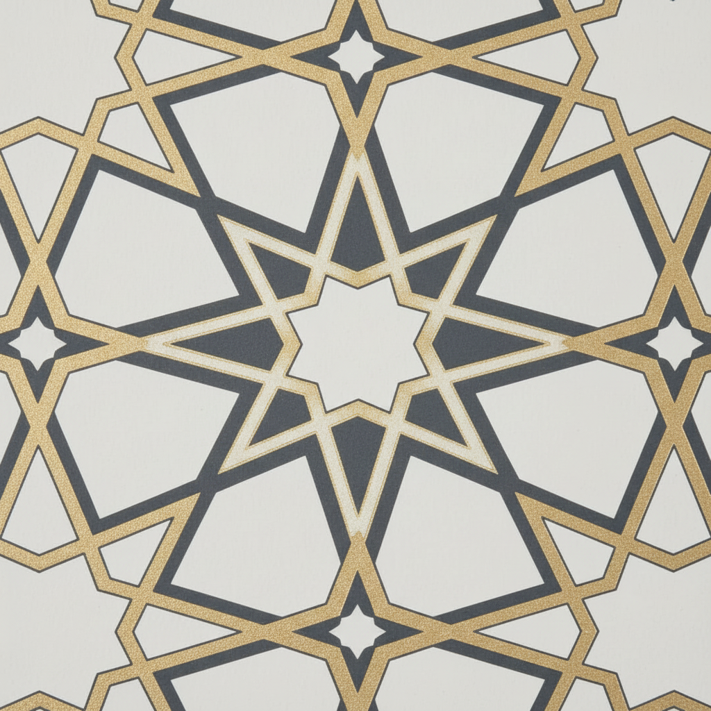 Andalus Eight-Point Star — Detail Close-Up
