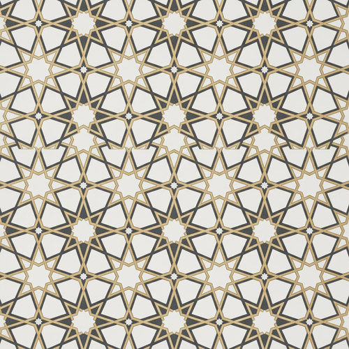 Andalus Eight-Point Star — Pattern Swatch