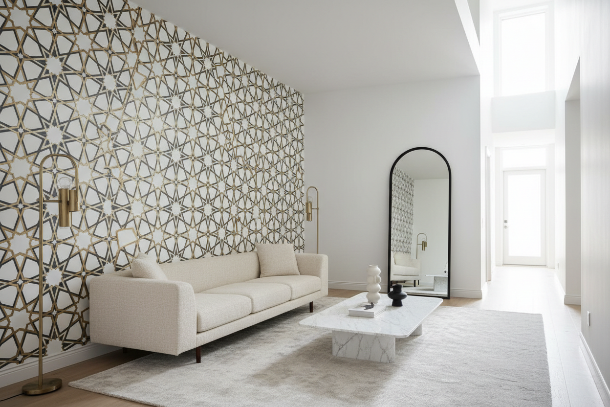 Andalus Eight-Point Star Wall Vinyl