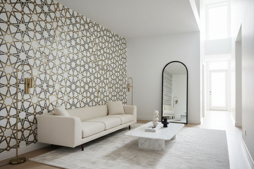 Andalus Eight-Point Star Wall Vinyl