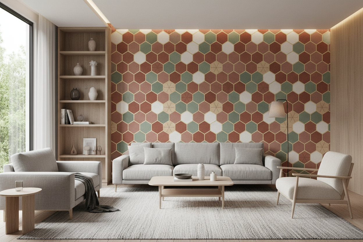Geometric Tile Wall Vinyl