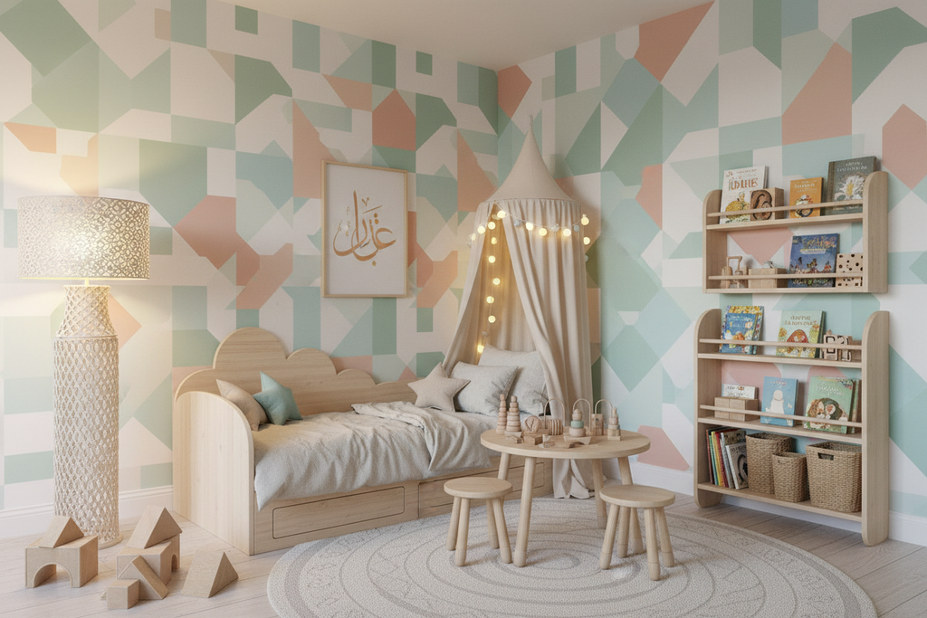 Islamic Geometric Kids Wall Panel