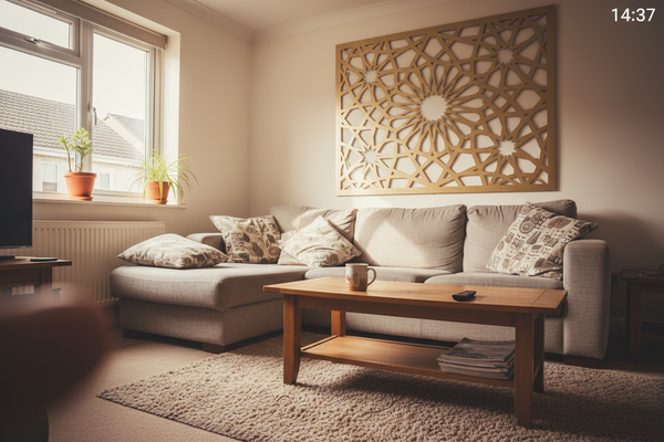 Islamic Geometry Living Room