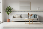 Kufic Geometric Border Strip Vinyl