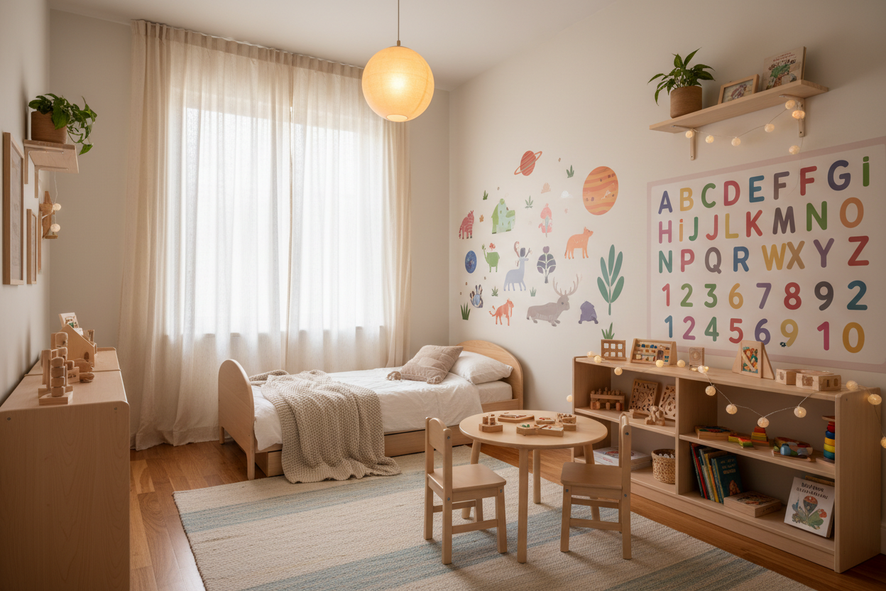 Montessori Learning Wall Vinyl
