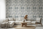 Nordic Pebble Stone Texture Wallpaper
