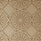 Sandstone Islamic Arch — Close-up