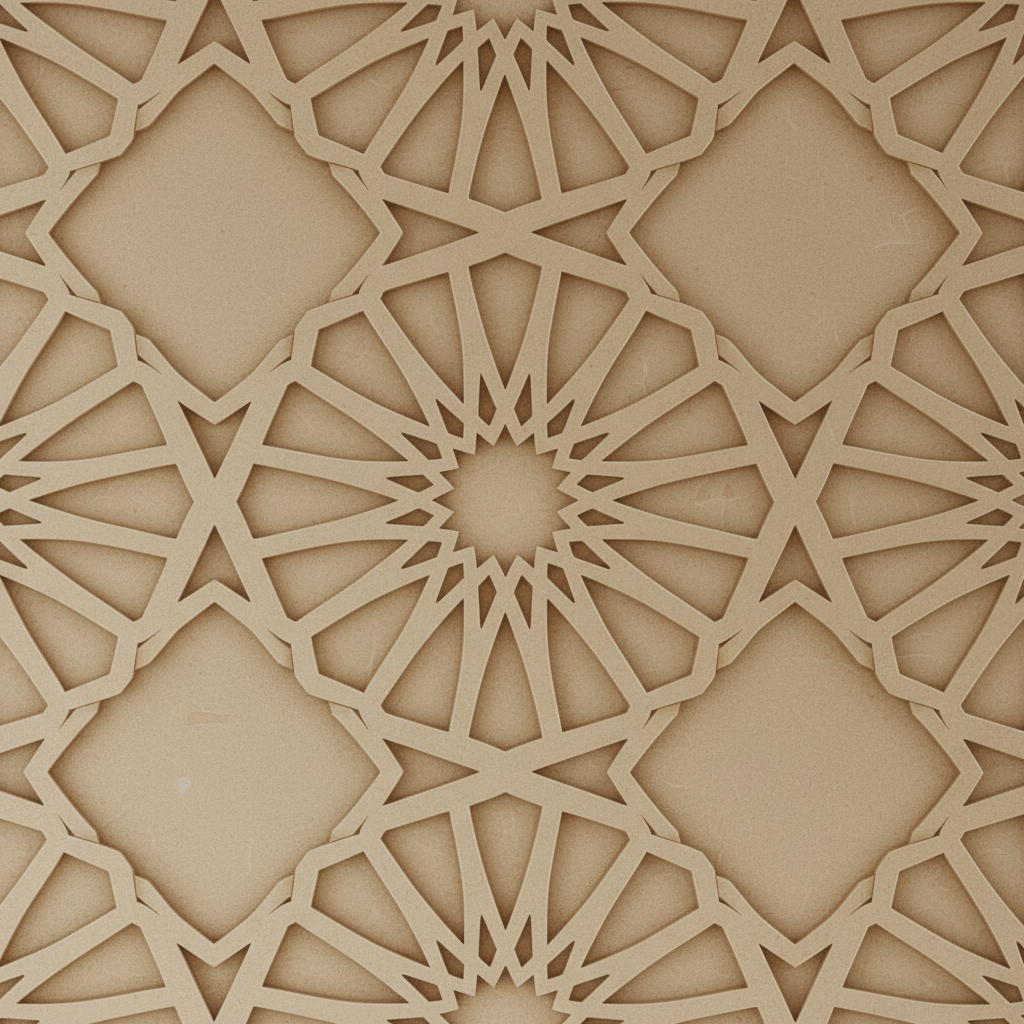 Sandstone Islamic Arch — Close-up